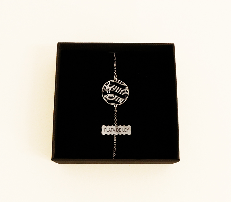 Pulsera Notas Cadena 1